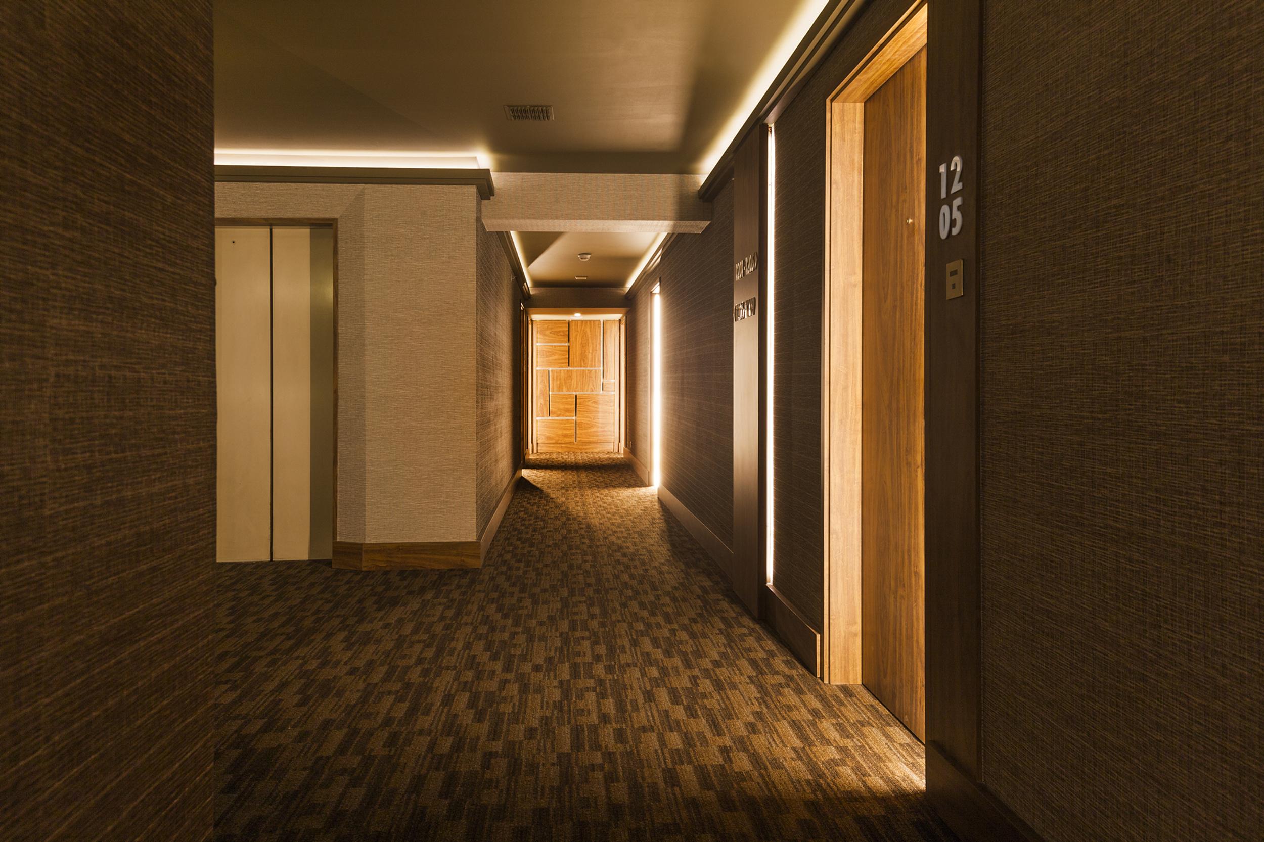 ホテル リーガル パシフィック サンティアゴ エクステリア 写真 A corridor in a hotel